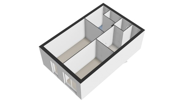 Plattegrond - Treubstraat 12F005, 2288 EJ Rijswijk - 1e Verdieping-3D.jpg